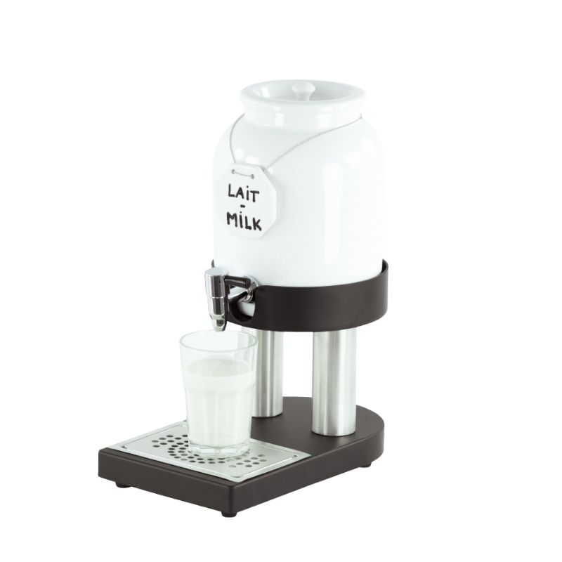 CASSELIN - DISTRIBUTEUR DE LAIT FROID EN PORCELAINE 4L