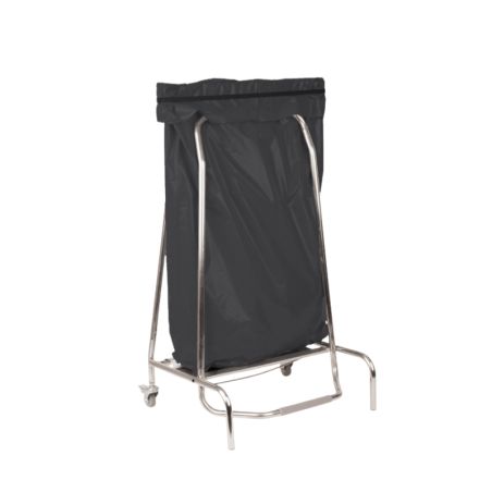 CASSELIN - PORTE SAC POUBELLE INOX 80L