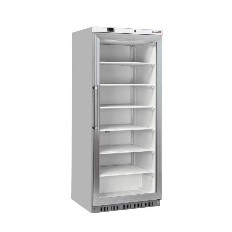 CASSELIN - ARMOIRE POSITIVE VITRÉE 400 L INOX