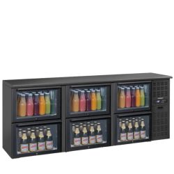 CASSELIN - ARRIÈRE BAR 3 X 2 TIROIRS VITRÉS