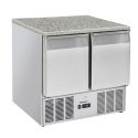 CASSELIN - DESSERTE RÉFRIGÉRÉE 2 PORTES GN 1/1 GRANIT