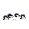 CASSELIN - LOT DE 4 ROUES POUR SOUBASSEMENT