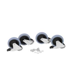 CASSELIN - LOT DE 4 ROUES POUR SOUBASSEMENT