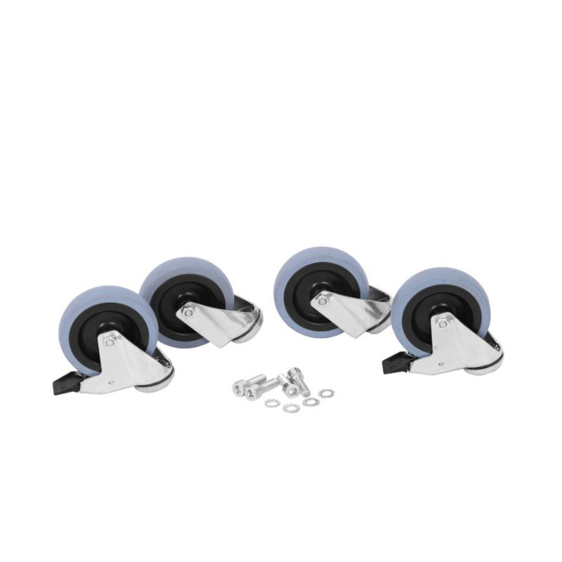 CASSELIN - LOT DE 4 ROUES POUR SOUBASSEMENT