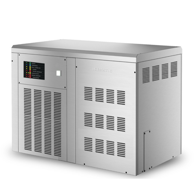 ICEMATIC - Machine à glaçons paillettes à air 950 kg / 24 heures sans réserve