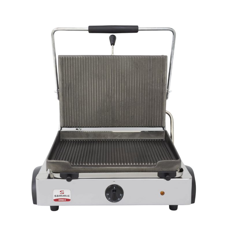 copy of SAMMIC - PLAQUE A SNACKER base nervurée et couvercle-grill nervuré. GL-6