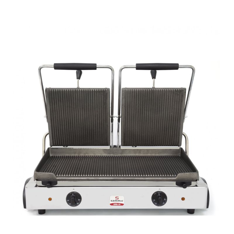 SAMMIC - PLAQUE A SNACKER Plaque à snacker nervurée double GRD-10