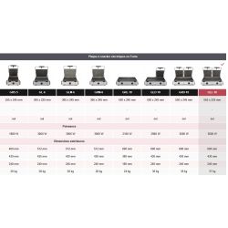 SAMMIC - PLAQUE A SNACKER FONTE Plaque à snacker nervurée double GRD-10