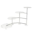 Étagère à gâteaux en escalier 4 niveaux Ø 20 cm | 25 cm | 25 cm | 30 cm forme ronde en acrylique 