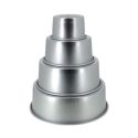 Moule Wedding Cake Rond Kit 4 pièces