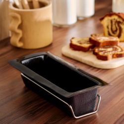 Flexipan® Origine - Gâteau rectangulaire Ø 185x90mm prof. 60mm support métal 