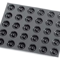 Flexipan® Origine - Mini-Savarins Ronds GN 1/2 15 emp pour plq 300x200