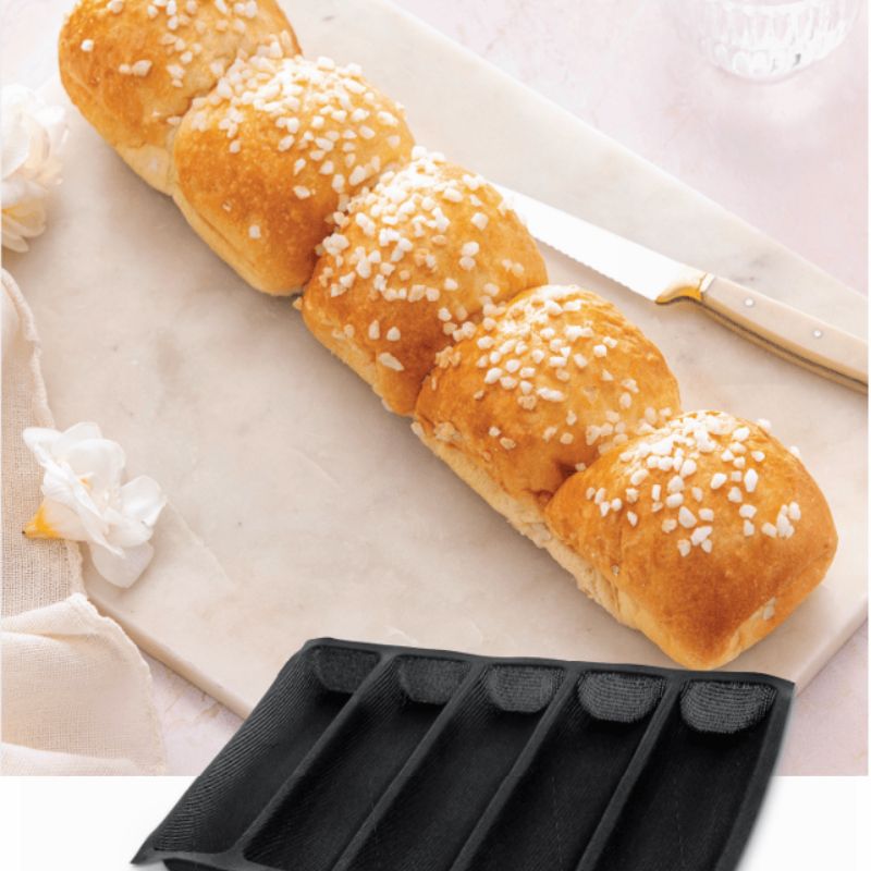Flexipan® Air - Rectangles 5 empreintes plaque 400x300