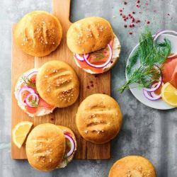 Flexipan® Air - Round Brioches 30 Emp. Pour plq 600x800 140 ml