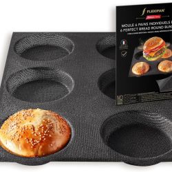 Flexipan® Air - Round Brioches 30 Emp. Pour plq 600x800 140 ml