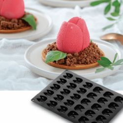 Flexipan® Inspiration - Moule Boutons de fleur 30 emp. pour plq 400x300 mm