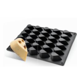 Flexipan® Inspiration - Feuilles Noir 30 emp. pour plq 400x300 mm