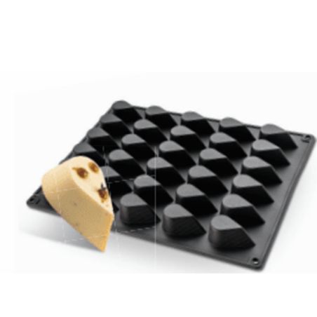 Flexipan® Inspiration - Feuilles Noir 30 emp. pour plq 400x300 mm