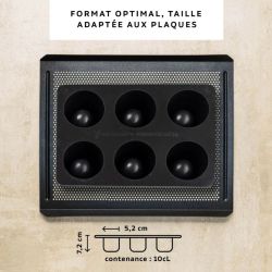 copy ofFlexipan® Inspiration - Moule cookie shot 6 emp. pour plq 200x300 mm