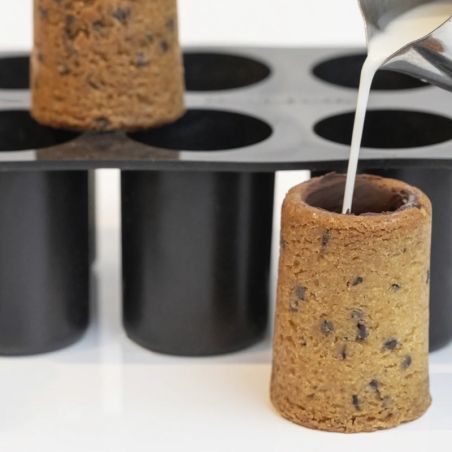 Flexipan® Inspiration - Moule cookie shot 6 emp. pour plq 200x300 mm