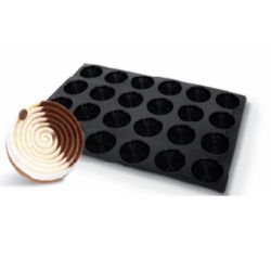 Flexipan® Inspiration - Moule Tourbillon	24 emp. pour plq 600 x x400mm
