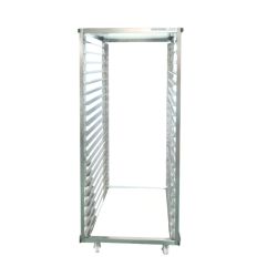 PANIMATIC - Chariot inox L70 cm pour grilles L60 cm spécial chambre 20 étages espacés de 82 mm - démontable - sans port