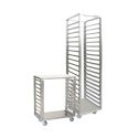 PANIMATIC - Échelles 40X60 de manutention inox pour plaques 10 étages avec dessus inox
