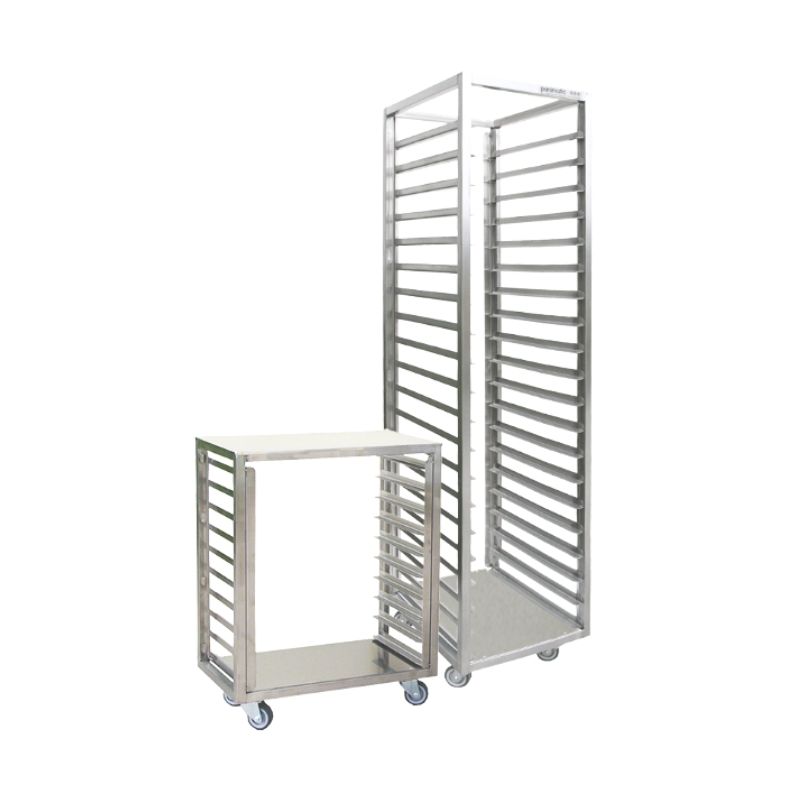 PANIMATIC - Échelles 40X60 de manutention inox pour plaques 10 étages avec dessus inox