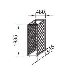 PANIMATIC - Échelles 20N 40X80 pour filet spécial manutention inox