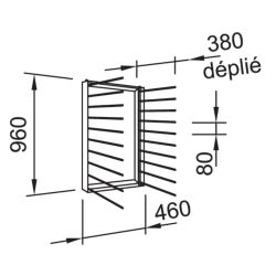 PANIMATIC - Échelle murale à 10 étages