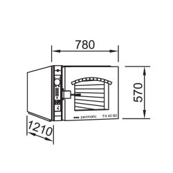 PANIMATIC - Four ventilé 400 x 600 électrique sans buée