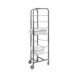 AMINOX - Échelle 8 niveaux 590 × 400 × 1800 mm