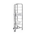 AMINOX - Échelle 8 niveaux 590 × 400 × 1800 mm