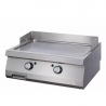 PLANCHA GASTRO LISSE CHROME DOUBLE ÉLECTRIQUE