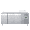 TABLE REFRIGEREE POSITIVE 464 L - SANS DOSSERET - 3 PORTES - AVEC GROUPE LOGE