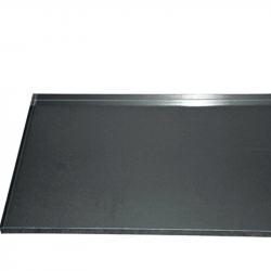 PLAQUE PATISSIERE 325x530 TOLE NOIRE GN 1/1 4 BORDS 25¡