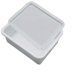 BAC PLASTIQUE 20 L - COUVERCLE - RECTANGULAIRE