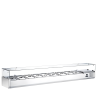 SALADETTE VITREE A POSER - 200 cm - 9x GN 1/3  - VITRAGE DROIT