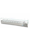 SALADETTE VITREE A POSER - 200 cm - 9X GN 1/3