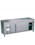 Tables armoires chaudes inox pas cher | matériels pour boulangerie pâtisserie restauration pizzeria