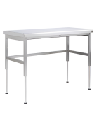 Table inox à hauteur variable pas cher | Matériels professionnels de restauration, boulangerie, traiteur