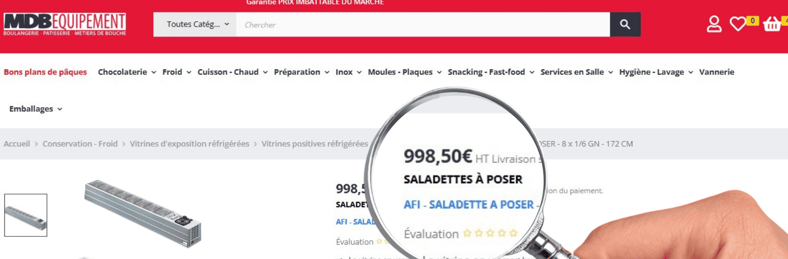 Prix imbattable cas client